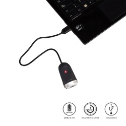 Luz Led delantera recargable USB