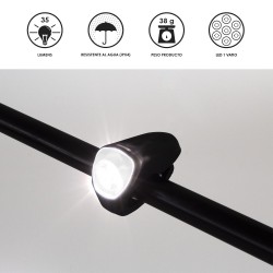 Luz Led delantera recargable USB