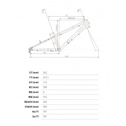 bicicleta Conor Galaxy 2 steel azul